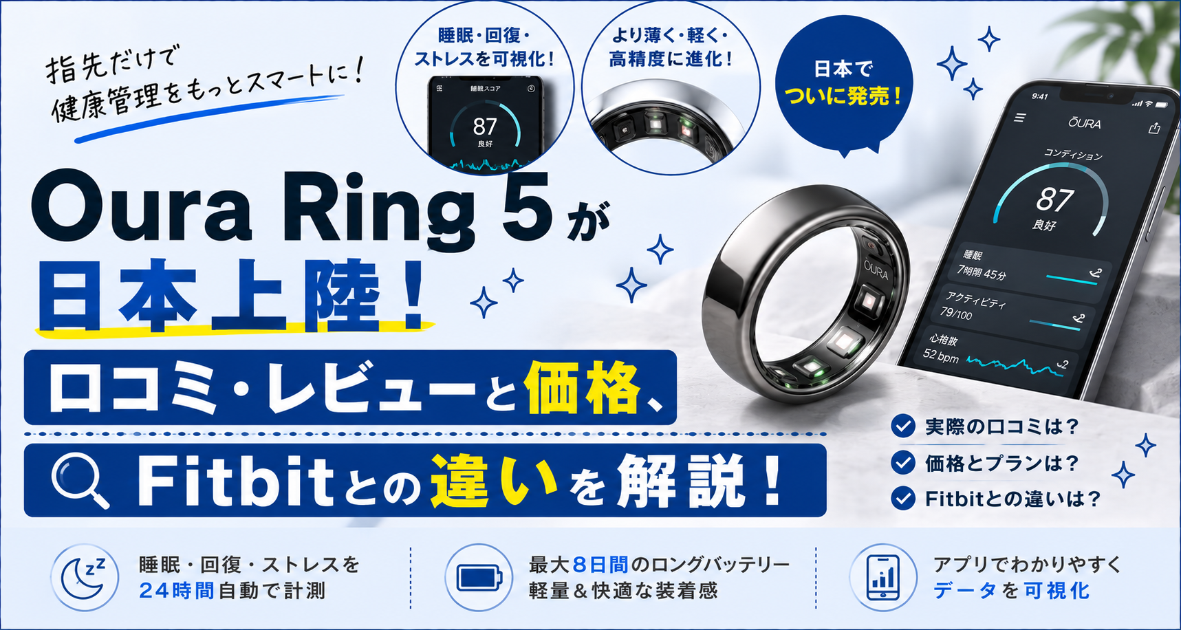 Oura Ring 5のアイキャッチ画像